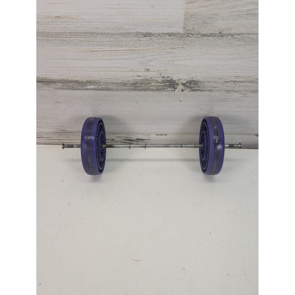 Genuine Dyson DC07 Wheel Assembly Purple Rear Wheels and Axle Replacement Part